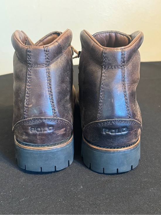 Vintage Rare Polo Ralph Lauren Acworth Oiled Calf Leather Hiking Boots Sz. 9.5 main image 6